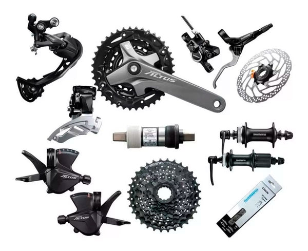 Grupo altus shimano de 9 velocidades hot sale